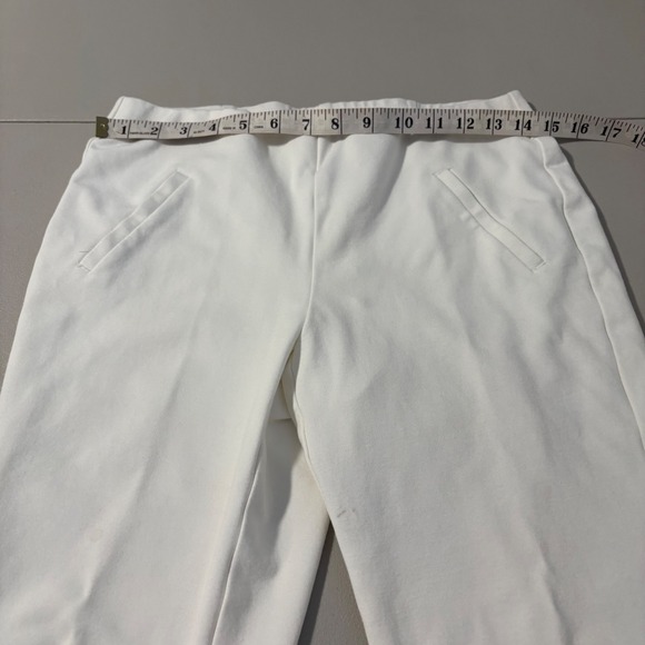 Chico's Women's 00 Short White Slim Leg Comfort Pull On Pants - Picture 3 of 11